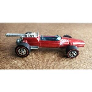 1969 Hot Wheels BRABHAM REPCO F1 Spectraflame RED GRAND PRIX  REDLINE! HONG KONG